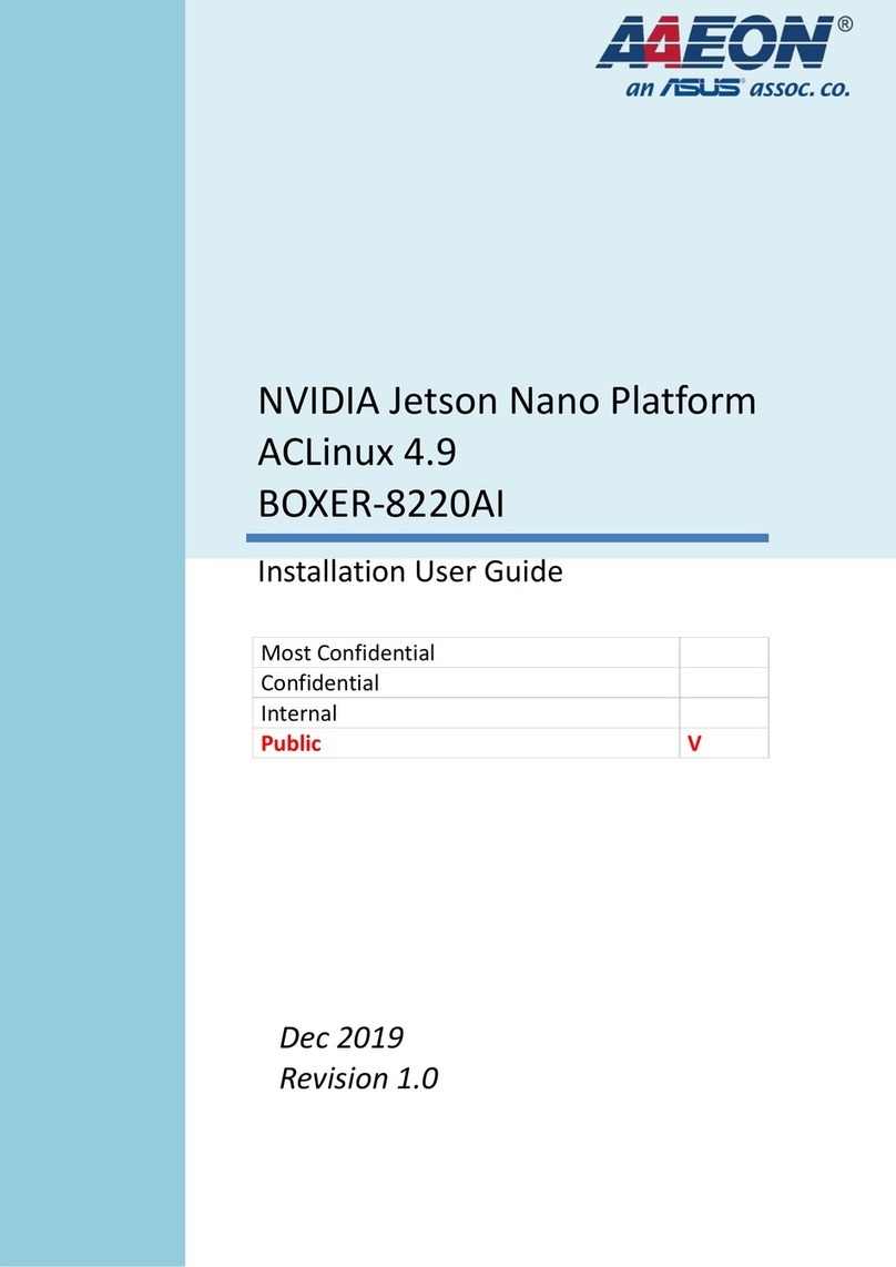 Asus AAEON BOXER-8220AI Installation & user guide