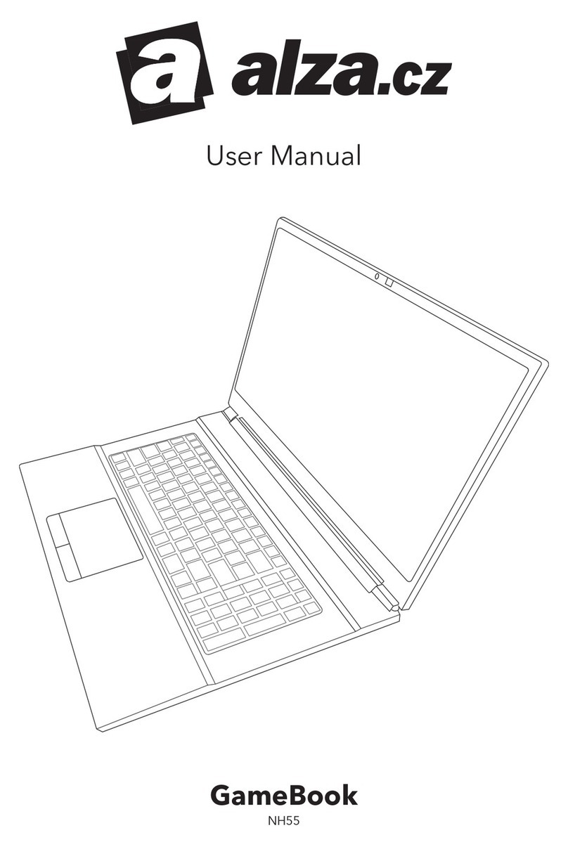 ALZA GameBook NH55 user manual