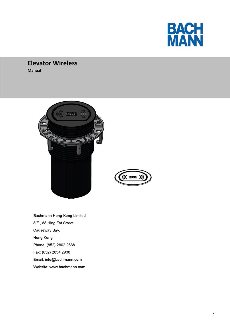 Bachmann Elevator Wireless User manual Bachmann Elevator Wireless User manual