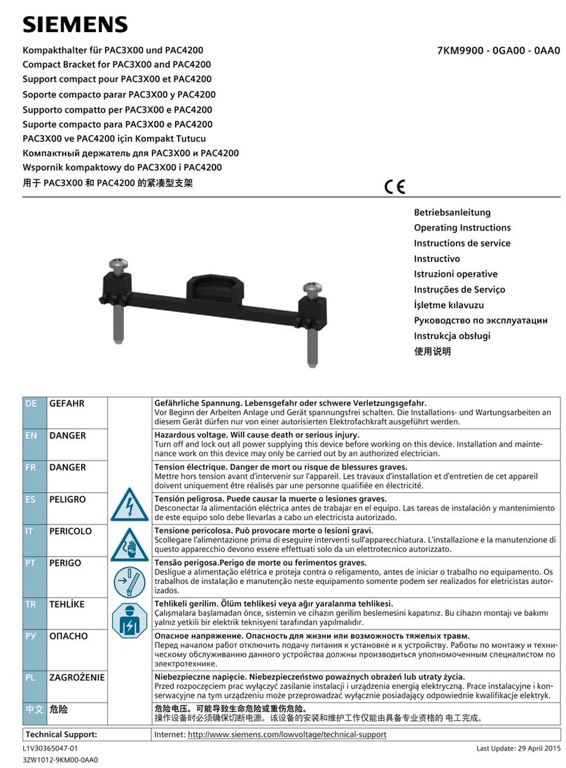 Siemens 7KM9900 - 0GA00 - 0AA0 User manual