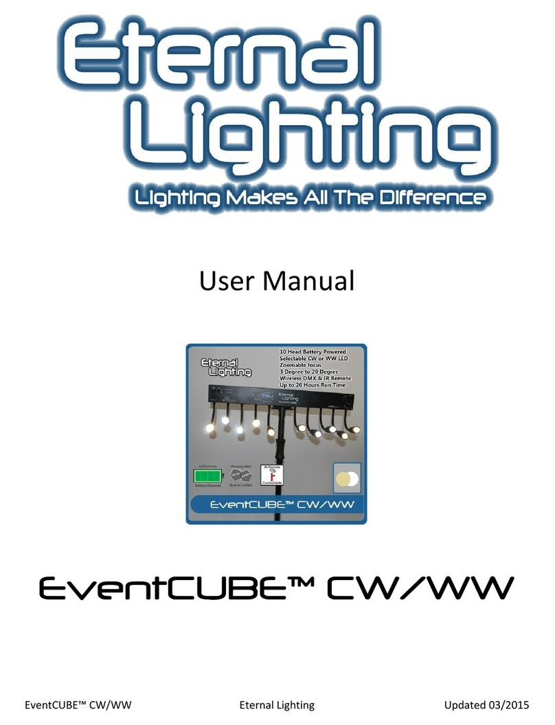 Eternal Lighting EventCUBE CW user manual