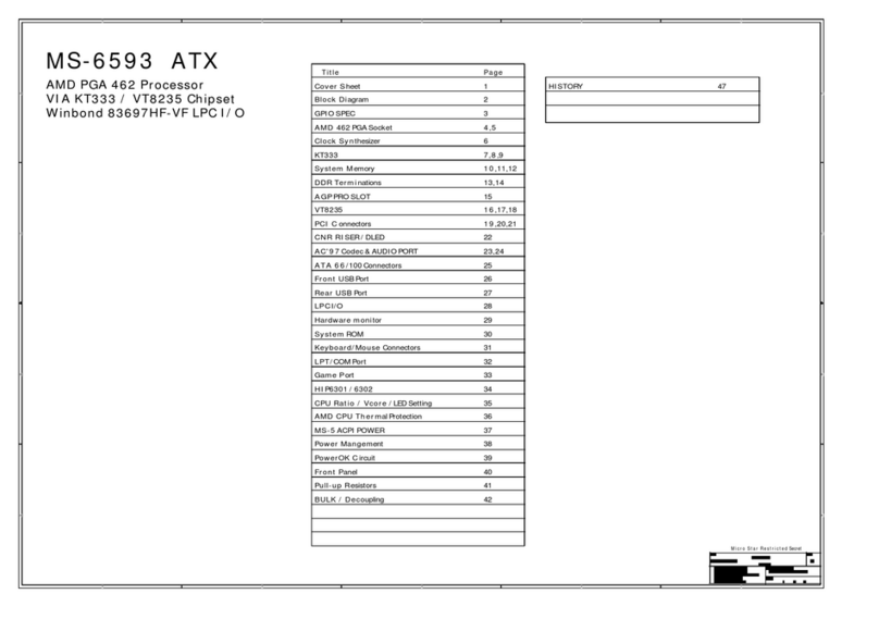 MSI MS-6593 ATX User manual