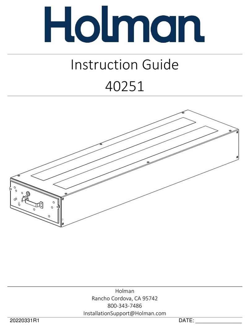 Holman 40251 Instruction guide