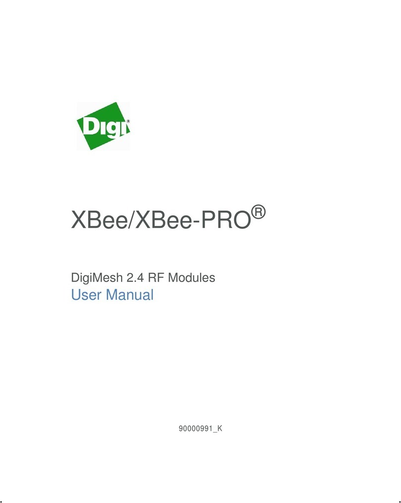 Digi XBee user manual