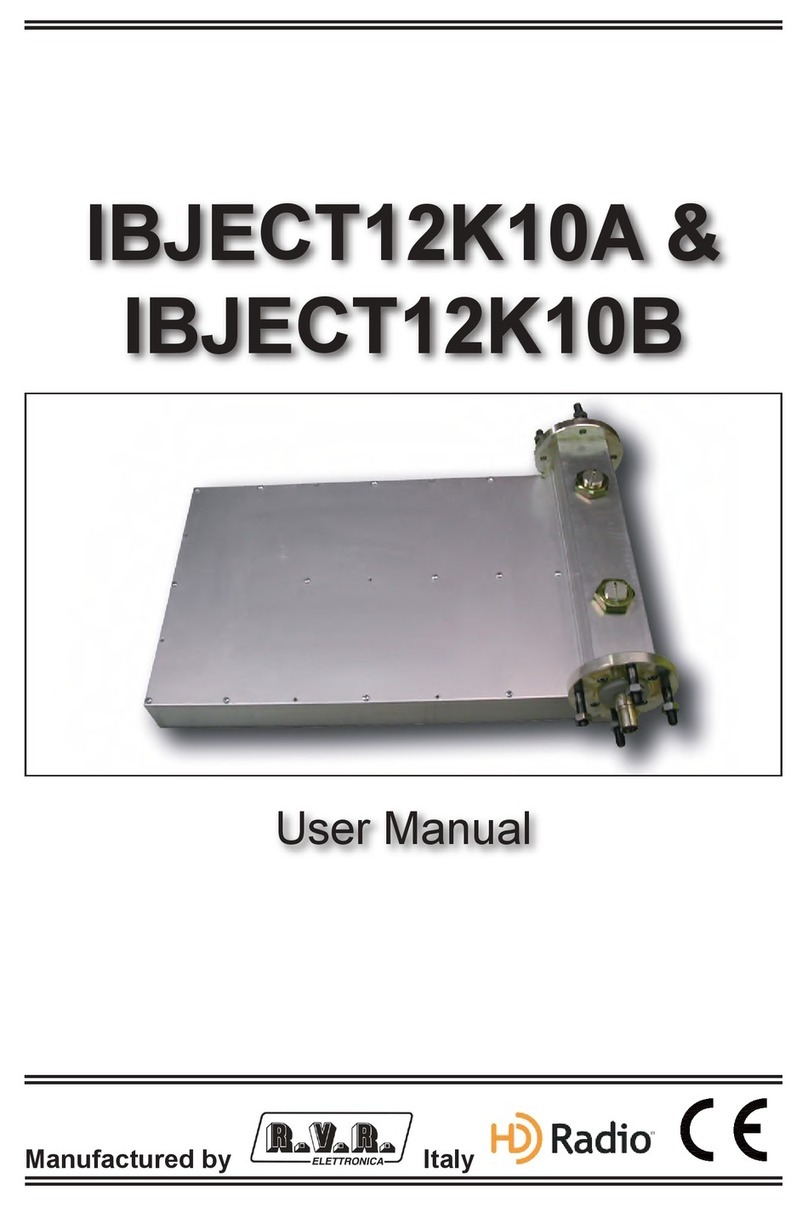 R.V.R. Elettronica IBJECT12K10A User manual