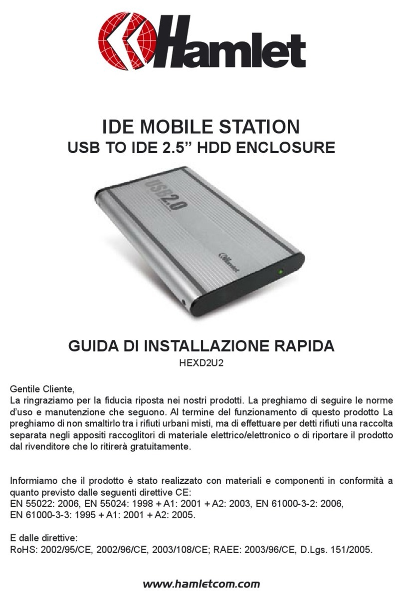 Hamlet HEXD2U2 User manual