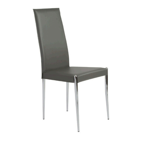 EUROSTYLE ROSINA Side Chair User manual EUROSTYLE ROSINA Side Chair User manual