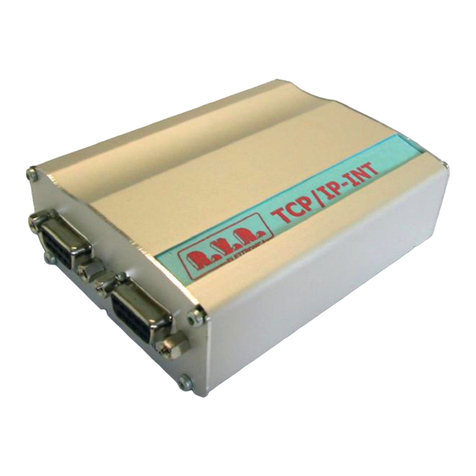 R.V.R. Elettronica TCP/IP-INT-PTX User manual