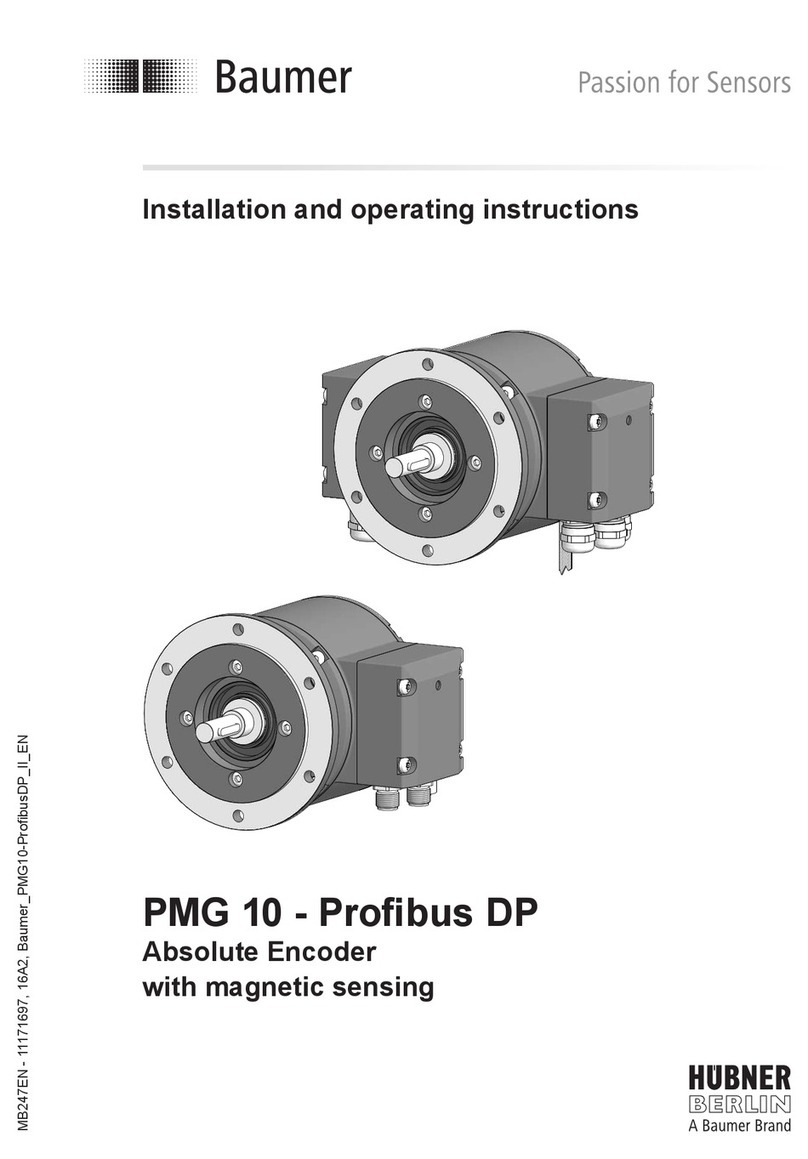 Baumer Hubner Berlin PMG 10 Proibus DP User manual