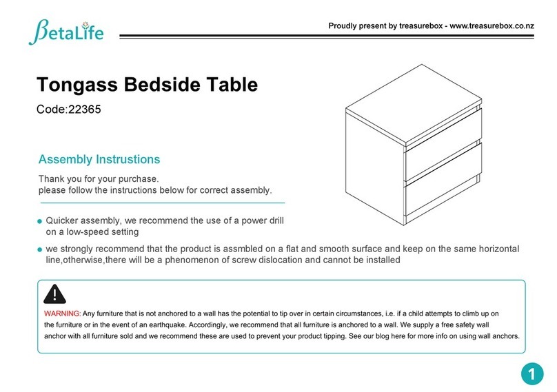 BetaLife Tongass 22365 Assembly instructions