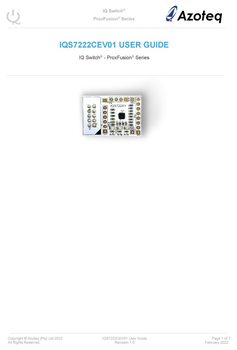 Azoteq IQ Switch ProxFusion Series user guide
