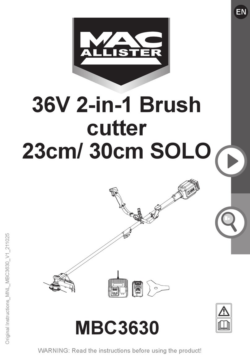 Mac allister MBC3630 Original instructions