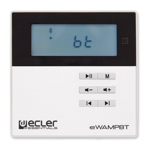 Ecler essentials eWAMPBT user manual