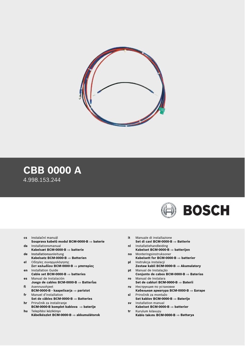 Bosch BCM-0000-B User manual