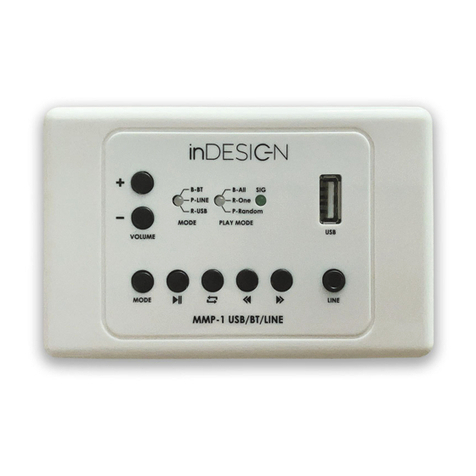 inDESIGN MMP-1 User manual