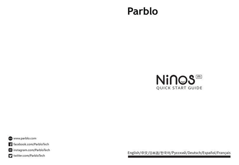 Parblo Ninos M User manual