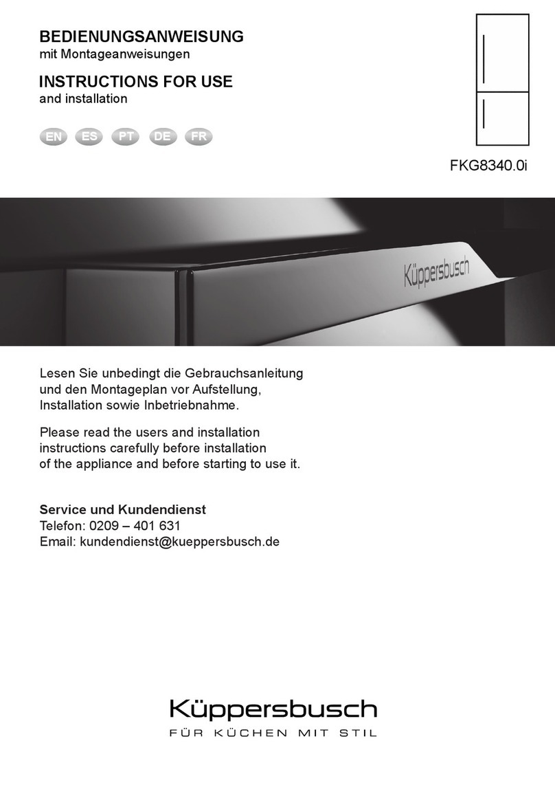 Kuppersbusch FKG8340.0i Instructions for use