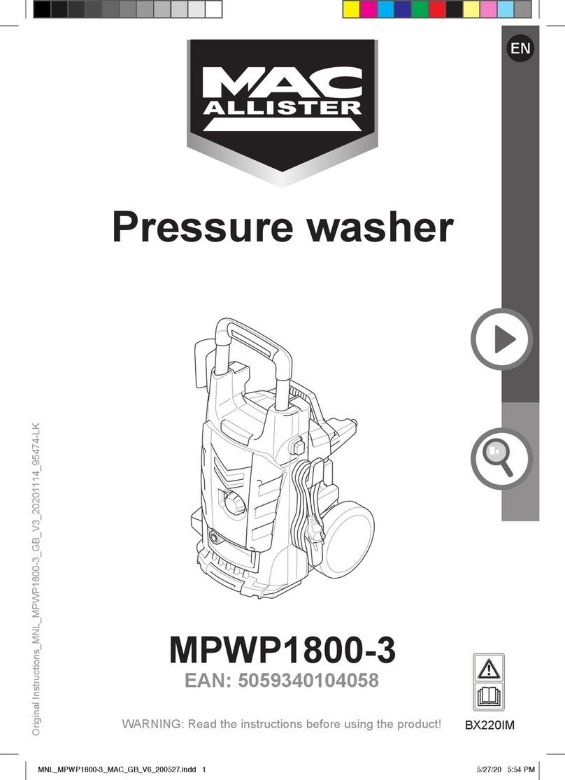 Mac allister MPWP1800-3 User manual