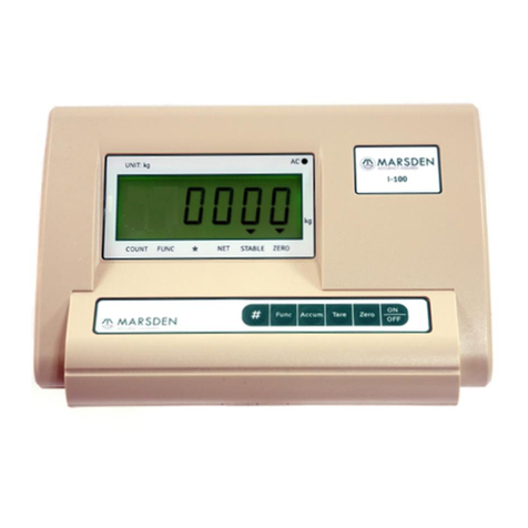 marsden I-100 User manual