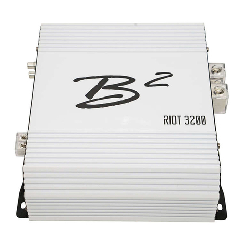 B2 Audio RIOT 3200 User manual