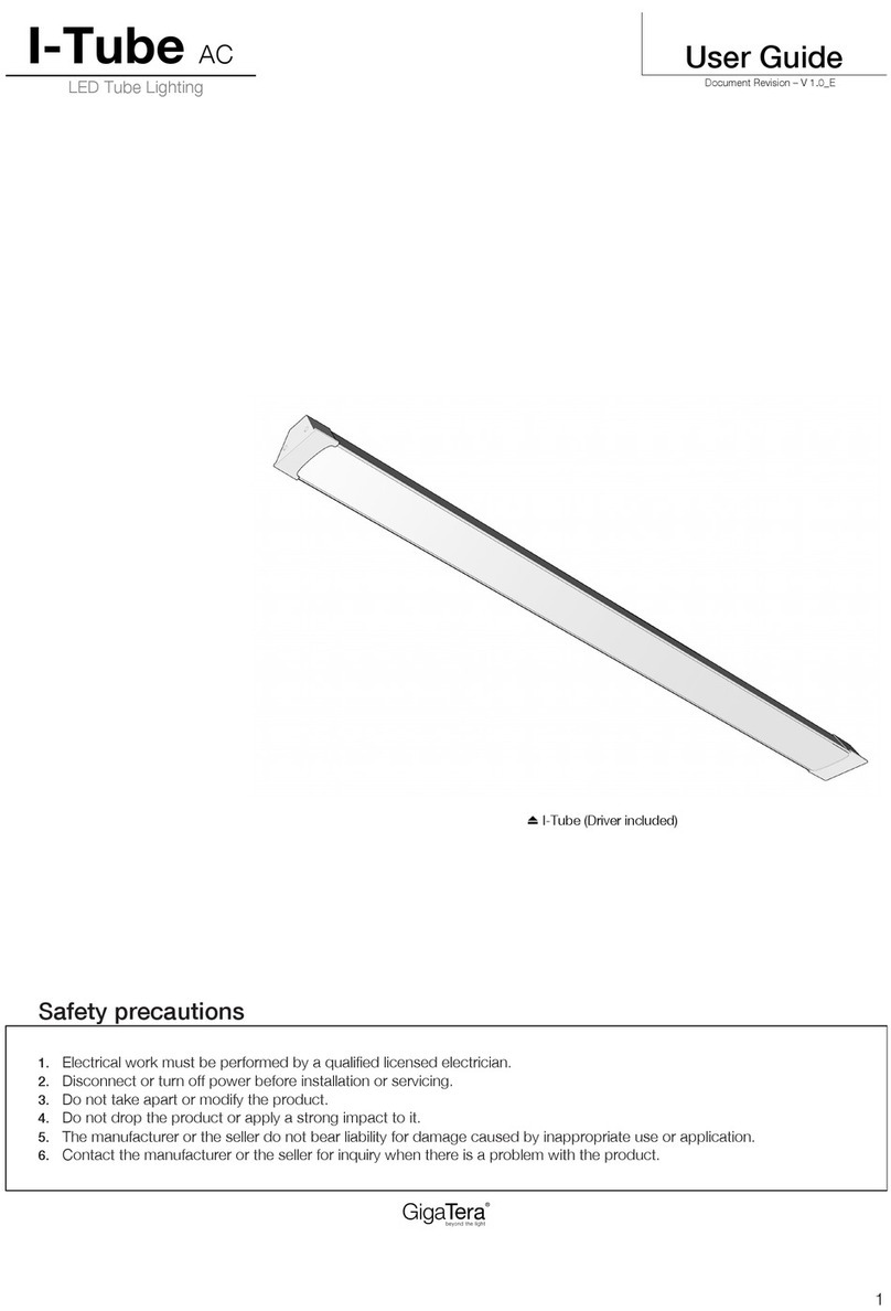 GigaTera I-Tube AC User manual