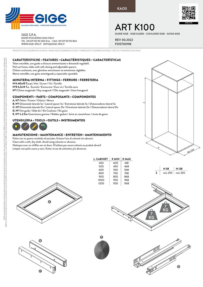 SIGE K100 Assembly instructions