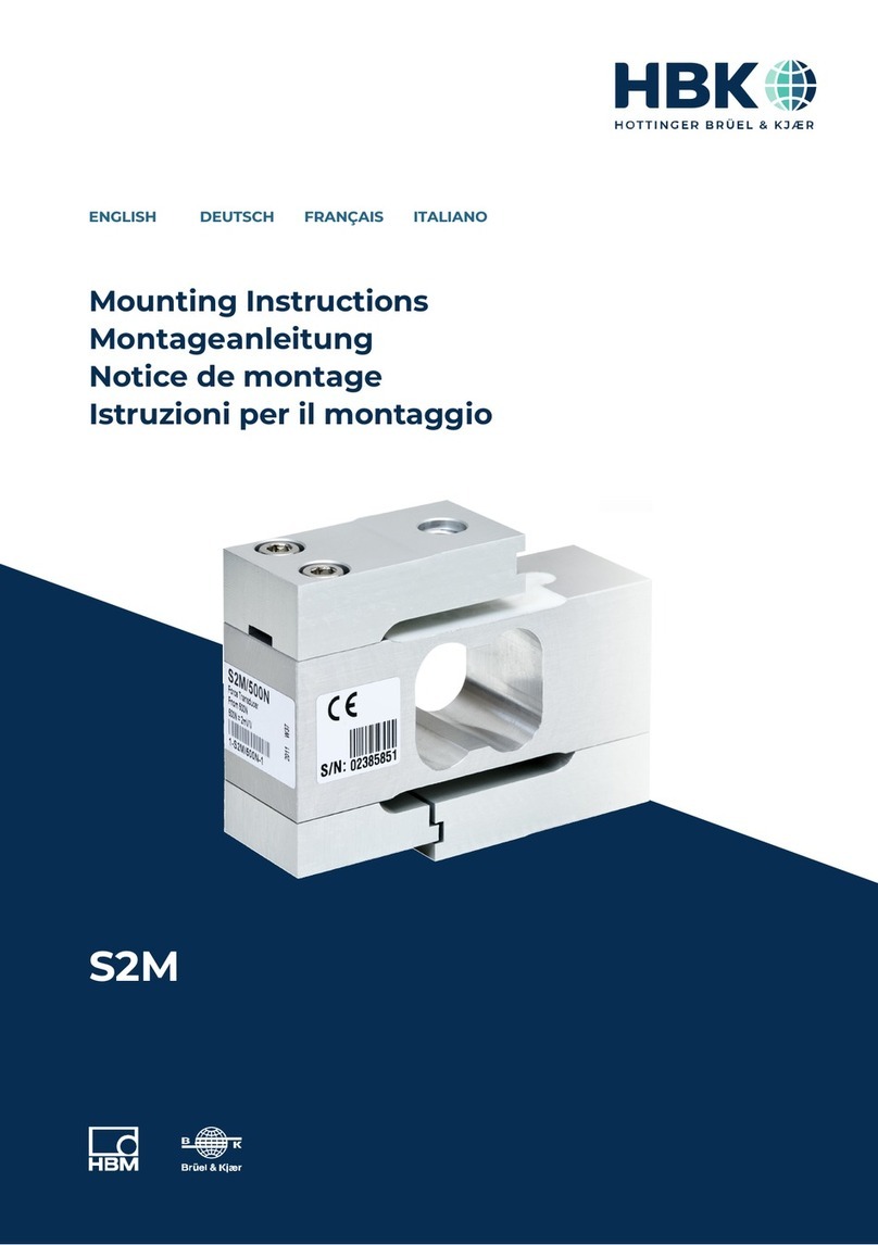 HBM HBK S2M Mounting instructions HBM HBK S2M Mounting instructions