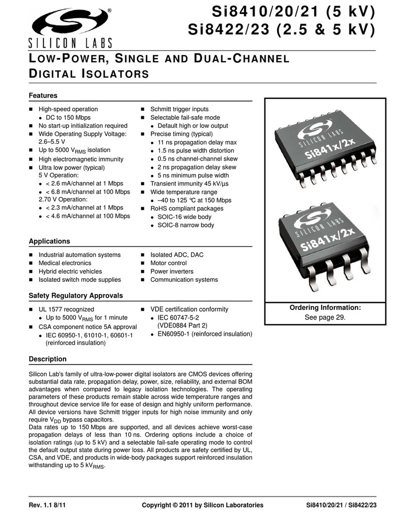Silicon Laboratories Si8410 manual