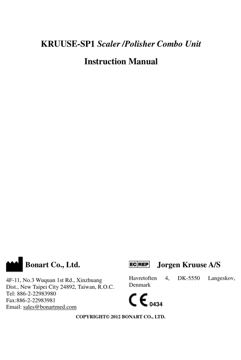 Bonart KRUUSE-SP1 instruction manual
