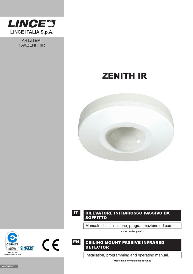 Lince ZENITH IR User manual