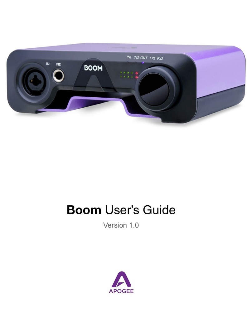 Apogee Boom user guide