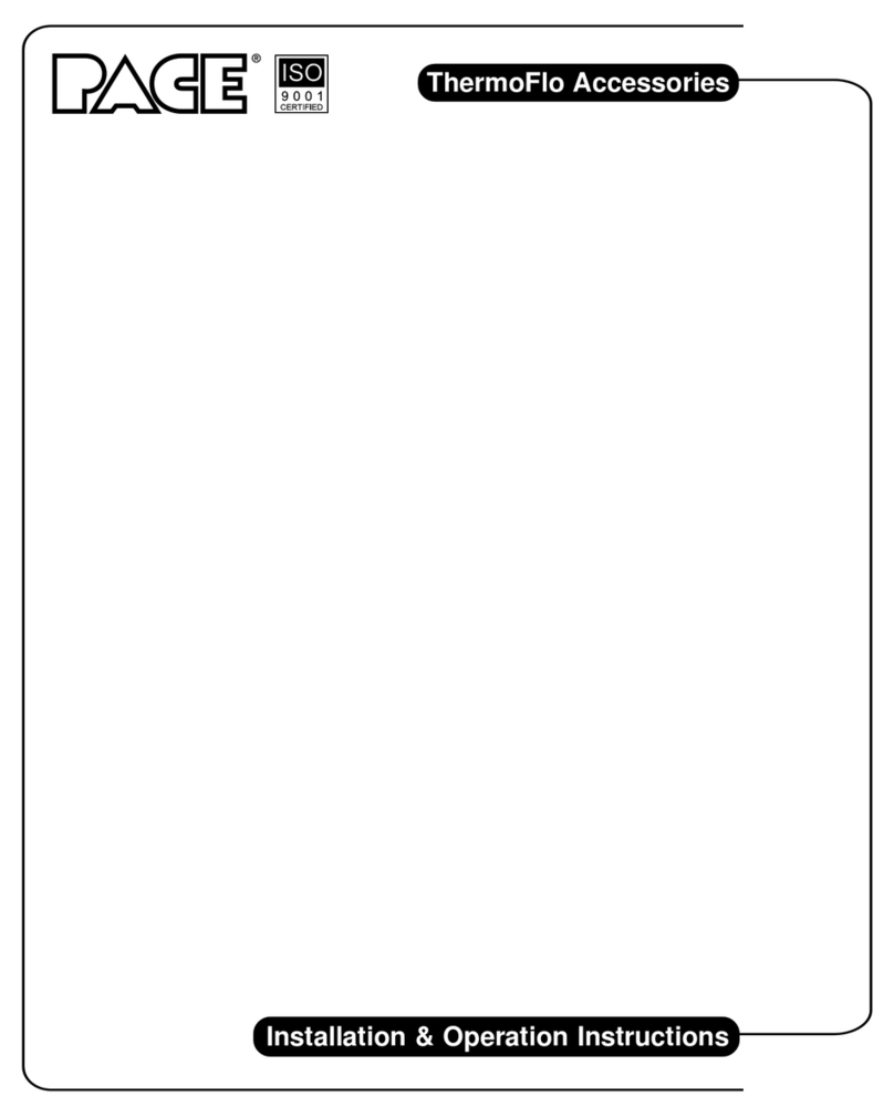 Pace TF 500 Installation & operation instructions
