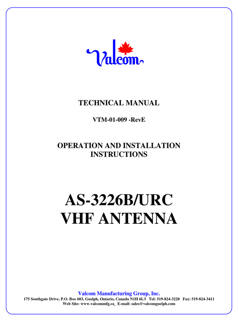 Valcom AS-3226B/URC User manual