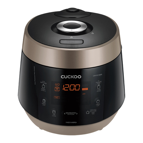 Cuckoo CRP-PK1000S Series User manual
