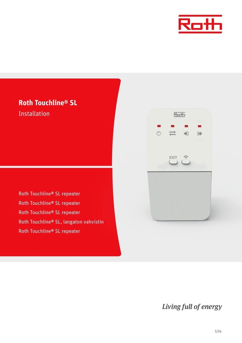 Roth Touchline SL Installation