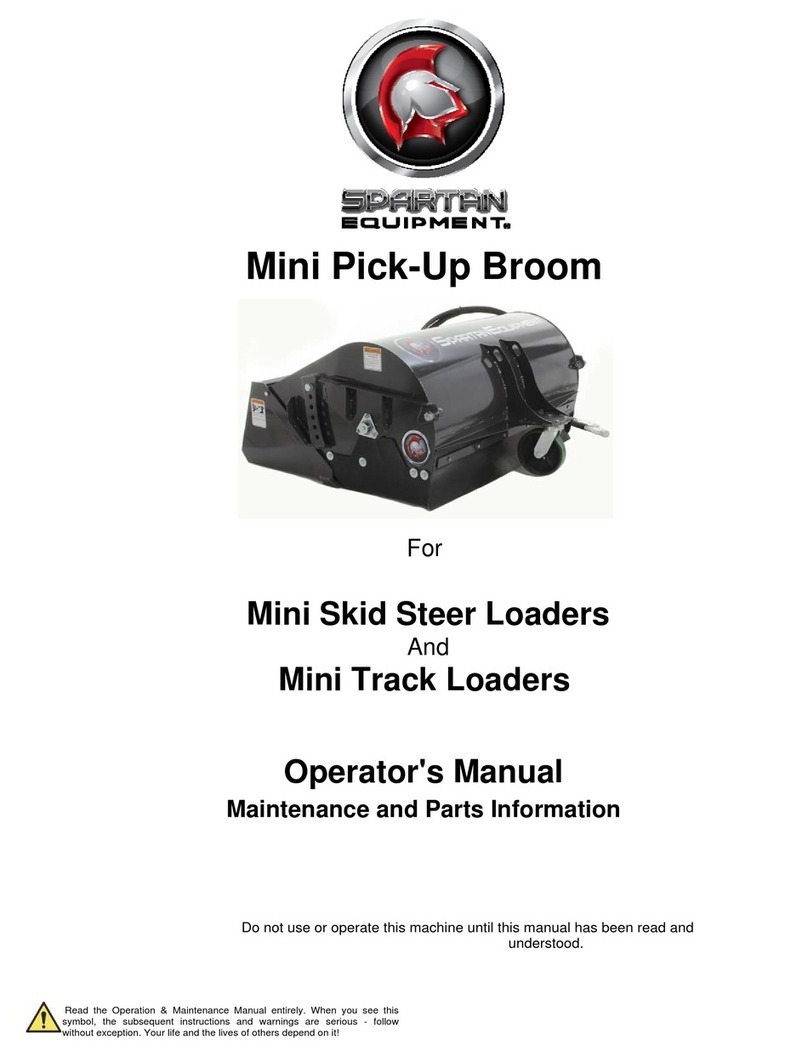 Spartan Equipment Mini Pick-Up Broom Operator's manual