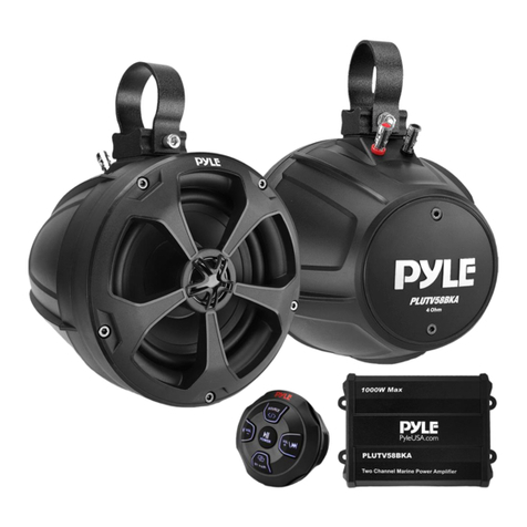Pyle PowerSports PLUTV58BKA User manual