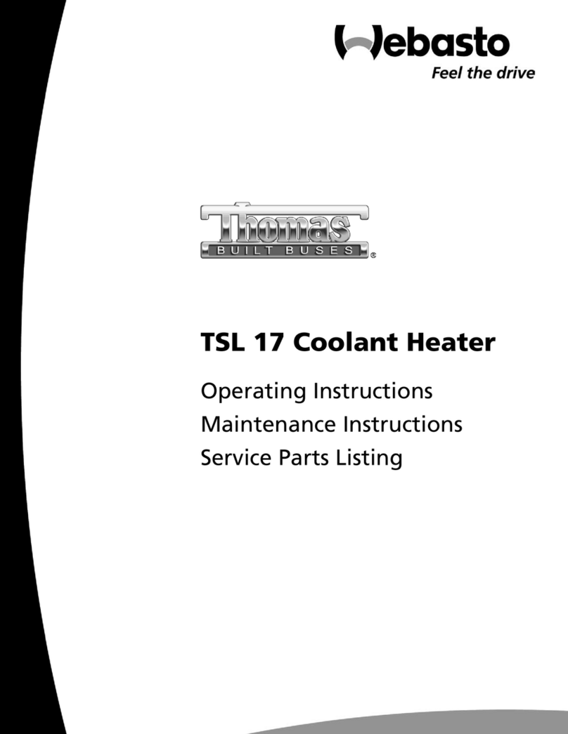 Webasto Thomas TSL 17 User manual