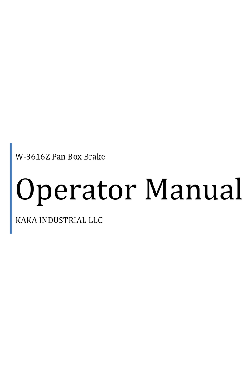 KAKA Industrial W-3616Z Operator's manual