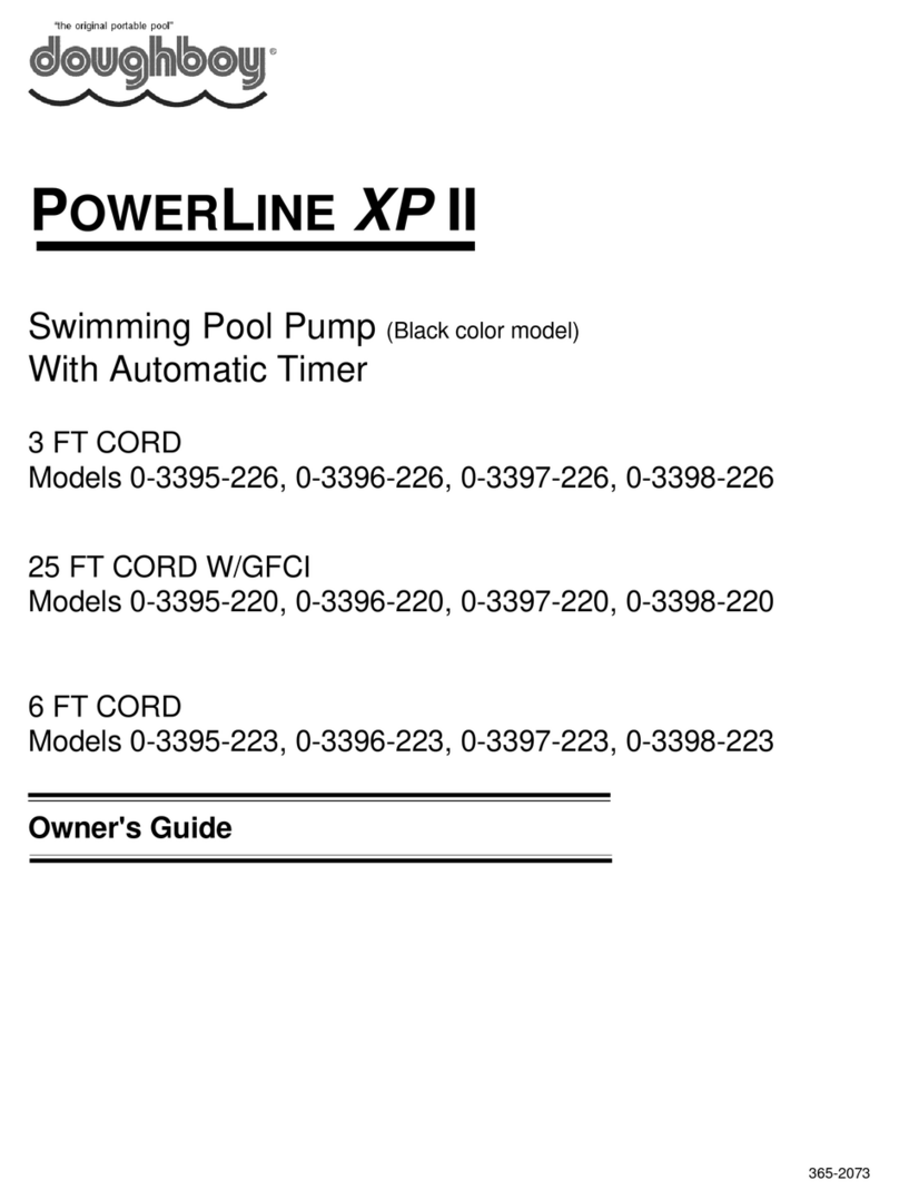 Doughboy POWERLINE XP II owner's guide