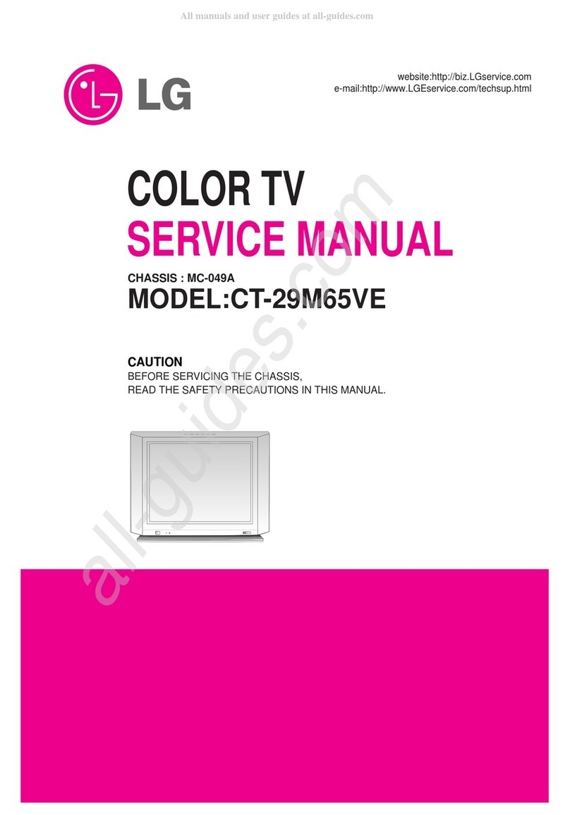 LG CT-29M65VE User manual