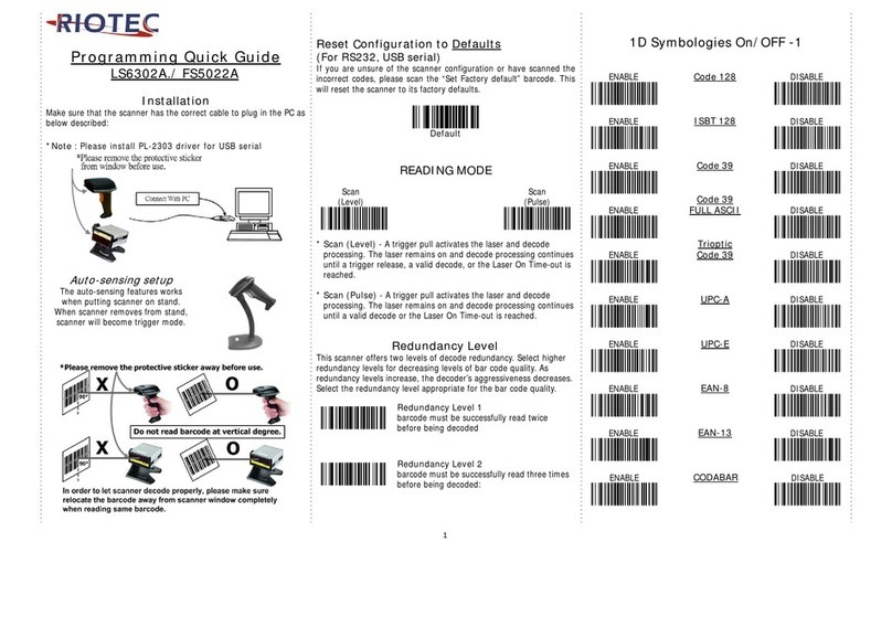 RIOTEC LS6302A User manual
