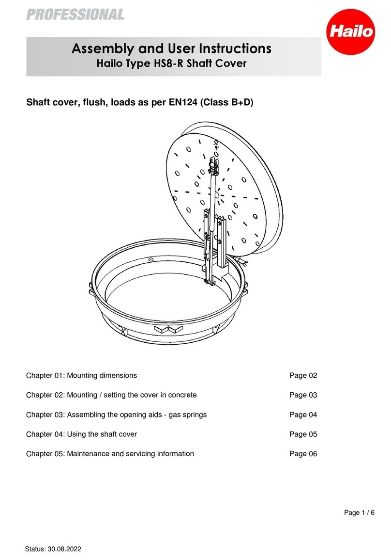 Hailo HS8-R Assembly and user instructions