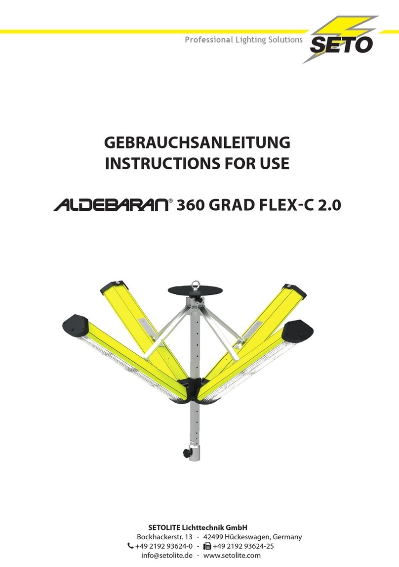Seto ALDEBARAN 360 GRAD FLEX-C 2.0 Series Instructions for use