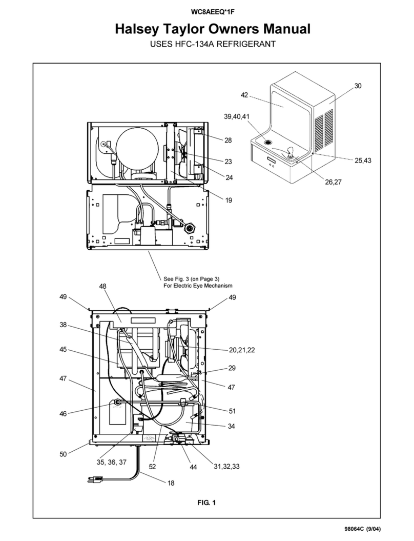 Halsey Taylor WC8AEEQ 1F Series owner's manual Halsey Taylor WC8AEEQ 1F Series owner's manual
