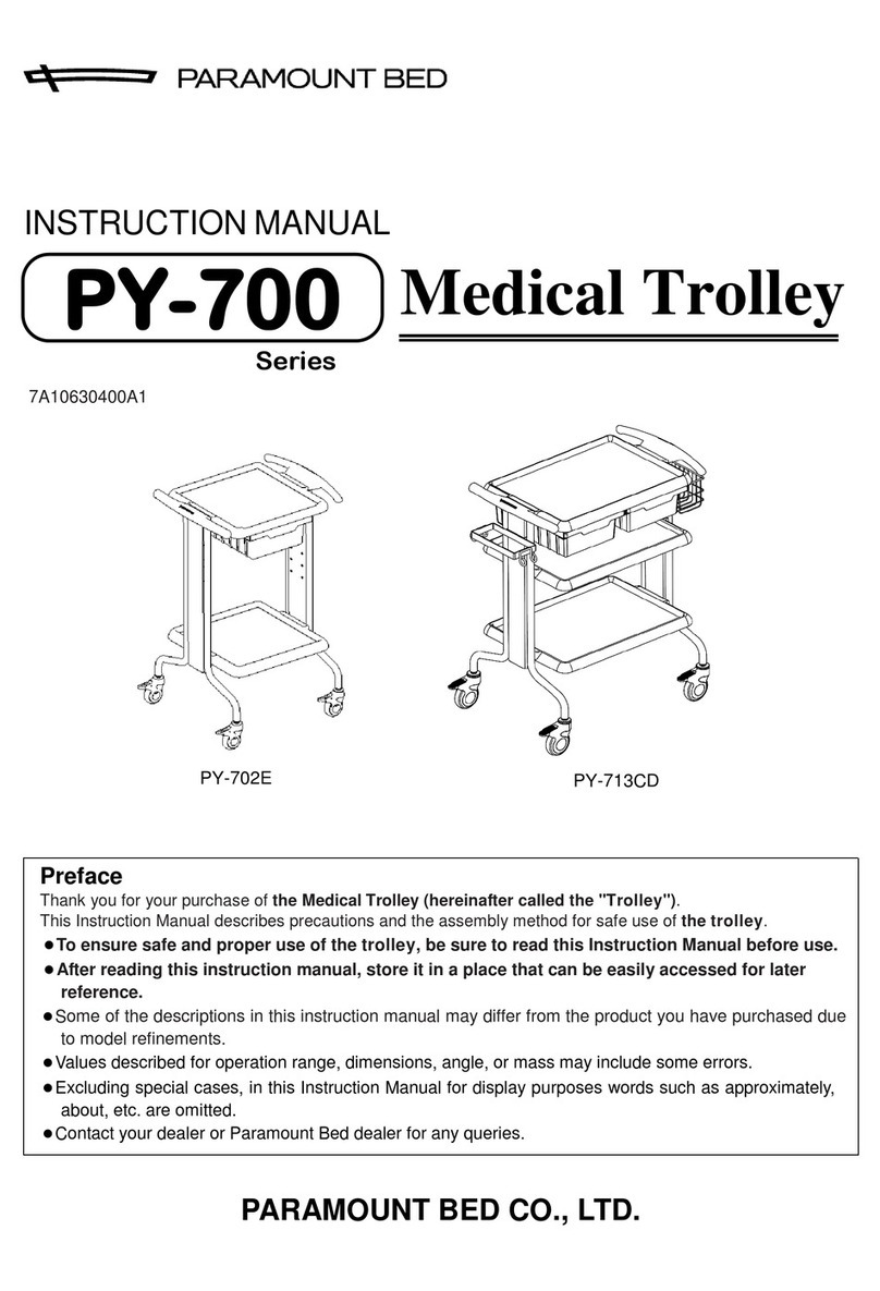 PARAMOUNT BED PY-700 Series instruction manual