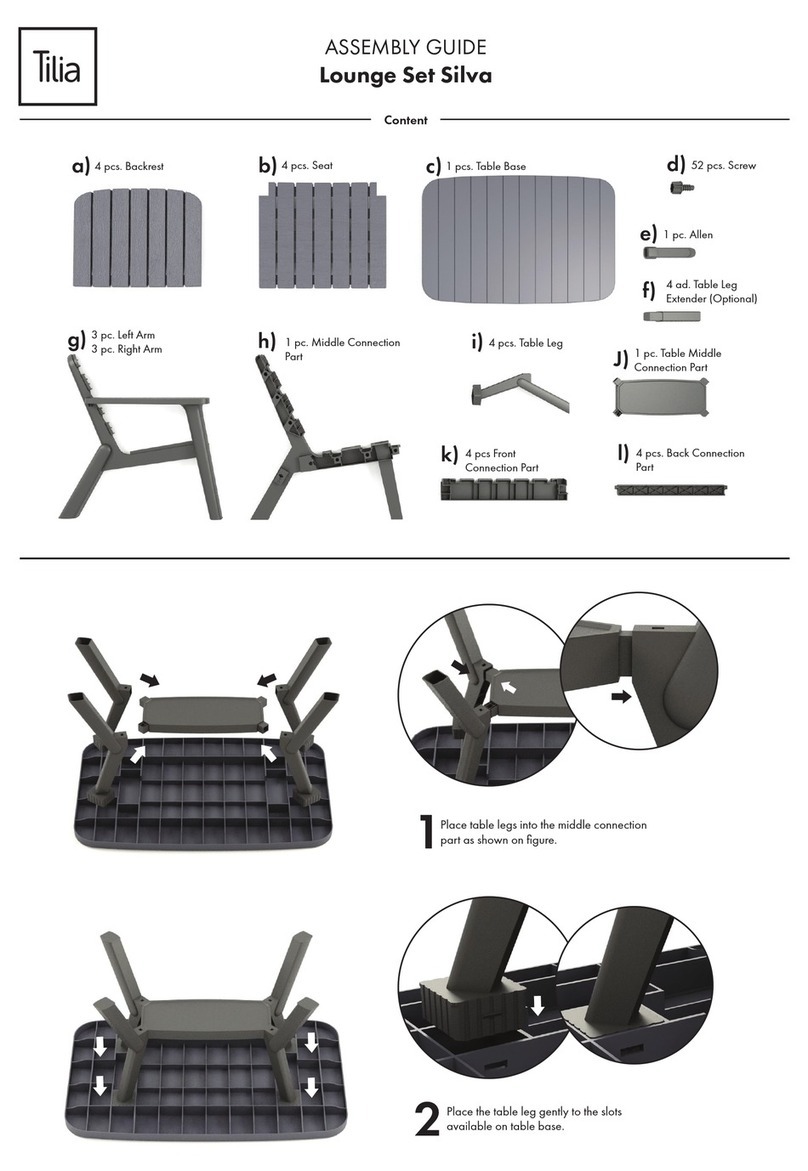 Tilia Silva Assembly guide Tilia Silva Assembly guide