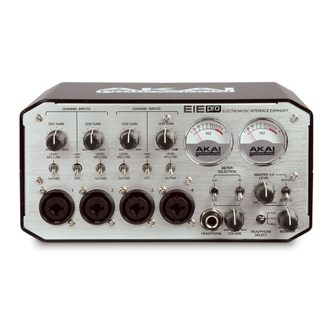 Akai EIE Pro User manual
