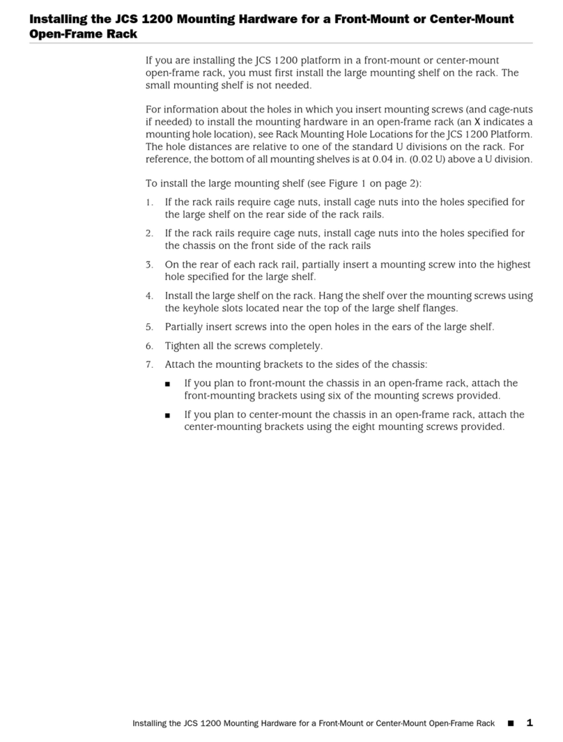 Juniper JCS1200 Instruction Manual
