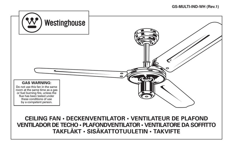 Westinghouse I36WH User manual Westinghouse I36WH User manual